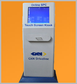 touch screen kiosk in india